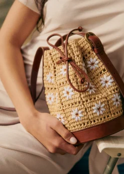 Bourse Mini Farrow Raphia-Sezane Hot