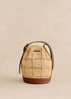 Bourse Mini Farrow Raphia-Sezane Hot
