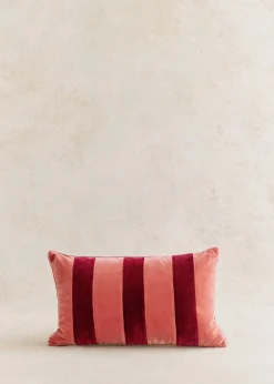 Coussin Rayures Velours - Petit Modèle-Sezane Flash Sale