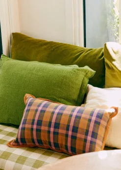 Coussin Tissé Madras - Petit Modèle-Sezane Shop