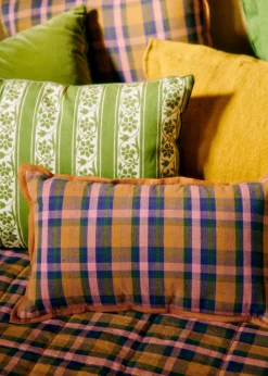 Coussin Tissé Madras -  Petit Modèle-Sezane Shop