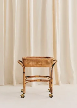 Desserte En Cannage à Roulettes Vintage-Sezane Store