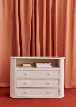 Ensemble De Chambre Vintage En :  porte Manteau, Commode Et Miroir-Sezane Online