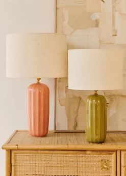 Lampe Traviata Grand Modèle - Rose Amalfi-Sezane Clearance