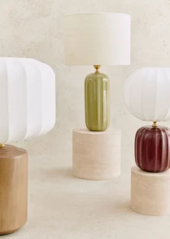 Lampe Traviata Petit Modèle - Acajou-Sezane Hot