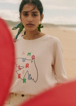 Sweat-Shirt Amour Libre Oiseau - Sézane X Pangea-Sezane New