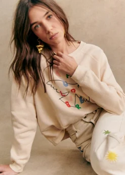 Sweat-Shirt Amour Libre Oiseau - Sézane X Pangea-Sezane New