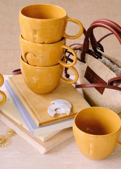 Sézane Maison - Mug Appolline Ocre-Sezane Fashion