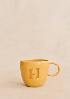 Sézane Maison - Mug Appolline Ocre-Sezane Fashion