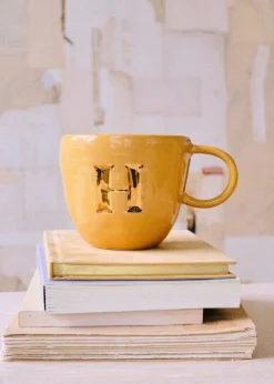 Sézane Maison - Mug Appolline Ocre-Sezane Fashion