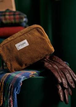 Trousse De Toilette Twyman Velours Côtelé-Sezane Shop
