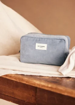 Trousse De Toilette Twyman Velours Côtelé-Sezane Shop