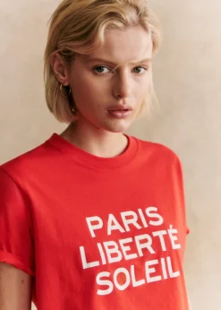 T-Shirt Paris Liberté Soleil-Sezane Hot